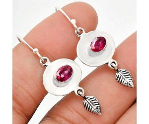 Ruby Glassfield Earrings EXE01606 E-1230, 4x6 mm