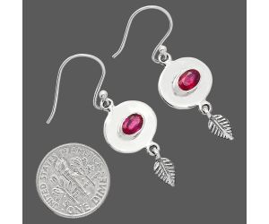 Ruby Glassfield Earrings EXE01606 E-1230, 4x6 mm