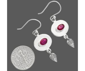 Ruby Glassfield Earrings EXE01608 E-1230, 4x6 mm