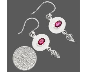 Ruby Glassfield Earrings EXE01609 E-1230, 4x6 mm