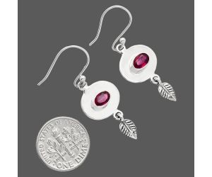 Ruby Glassfield Earrings EXE01611 E-1230, 4x6 mm