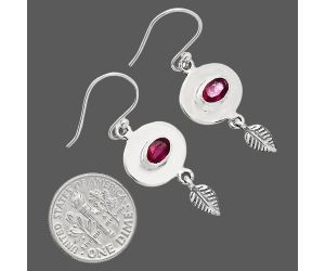 Ruby Glassfield Earrings EXE01612 E-1230, 4x6 mm