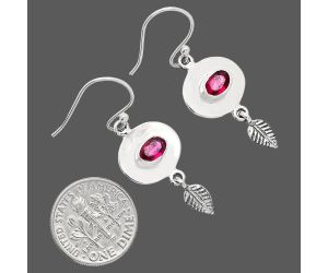 Ruby Glassfield Earrings EXE01613 E-1230, 4x6 mm