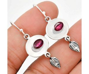 Ruby Glassfield Earrings EXE01614 E-1230, 4x6 mm