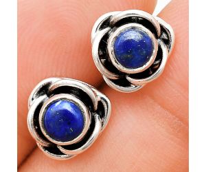 Lapis Lazuli Stud Earrings EXE01725 E-1248, 5x5 mm