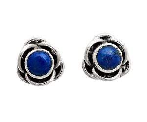 Lapis Lazuli Stud Earrings EXE01732 E-1248, 5x5 mm