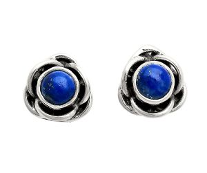 Lapis Lazuli Stud Earrings EXE01733 E-1248, 5x5 mm