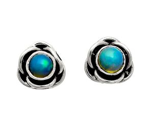 Ethiopian Opal Stud Earrings EXE01739 E-1248, 5x5 mm