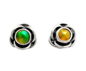 Ethiopian Opal Stud Earrings EXE01743 E-1248, 5x5 mm