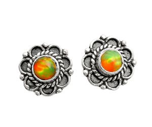 Ethiopian Opal Stud Earrings EXE01850 E-1121, 5x5 mm