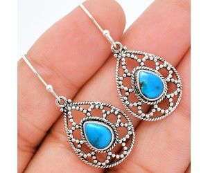 Sleeping Beauty Turquoise Earrings EXE01902 E-1251, 6x8 mm