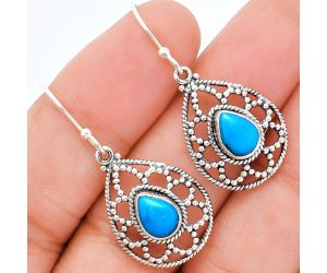 Sleeping Beauty Turquoise Earrings EXE01903 E-1251, 6x8 mm