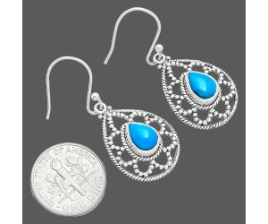 Sleeping Beauty Turquoise Earrings EXE01903 E-1251, 6x8 mm