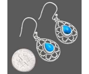 Sleeping Beauty Turquoise Earrings EXE01905 E-1251, 6x8 mm