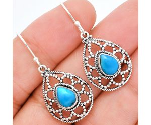 Sleeping Beauty Turquoise Earrings EXE01906 E-1251, 6x8 mm