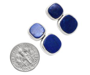 Lapis Lazuli Earrings EXE01946 E-1252, 9x9 mm