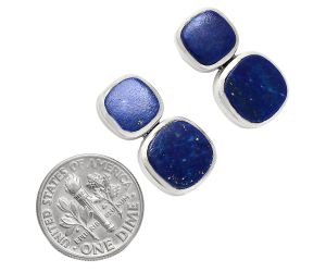 Lapis Lazuli Earrings EXE01948 E-1252, 9x9 mm