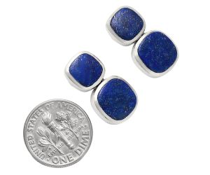 Lapis Lazuli Earrings EXE01949 E-1252, 9x9 mm