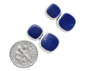 Lapis Lazuli Earrings EXE01953 E-1252, 9x9 mm