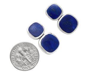 Lapis Lazuli Earrings EXE01954 E-1252, 9x9 mm