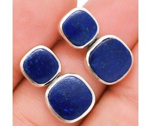 Lapis Lazuli Earrings EXE01955 E-1252, 9x9 mm