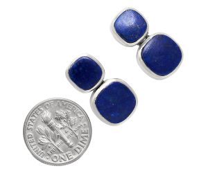 Lapis Lazuli Earrings EXE01955 E-1252, 9x9 mm