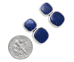 Lapis Lazuli Earrings EXE01956 E-1252, 9x9 mm