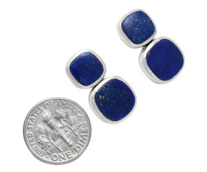 Lapis Lazuli Earrings EXE01957 E-1252, 9x9 mm