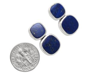 Lapis Lazuli Earrings EXE01959 E-1252, 9x9 mm