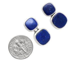 Lapis Lazuli Earrings EXE01960 E-1252, 9x9 mm