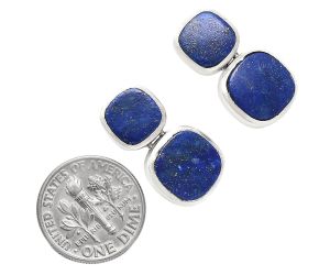 Lapis Lazuli Earrings EXE01961 E-1252, 9x9 mm