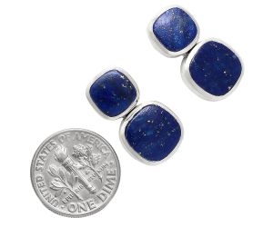 Lapis Lazuli Earrings EXE01963 E-1252, 9x9 mm