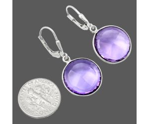 Amethyst Earrings EXE02106 E-1254, 16x16 mm