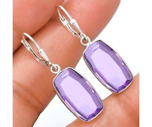 Amethyst Earrings EXE02162 E-1254, 9x17 mm