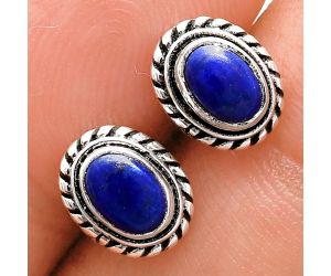 Stud - Lapis Lazuli Earrings EXE02223 E-1245, 6x4 mm