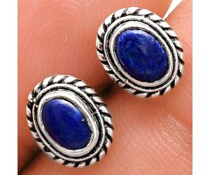 Stud - Lapis Lazuli Earrings EXE02225 E-1245, 6x4 mm