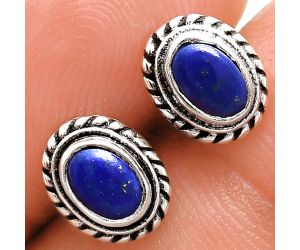 Stud - Lapis Lazuli Earrings EXE02226 E-1245, 6x4 mm