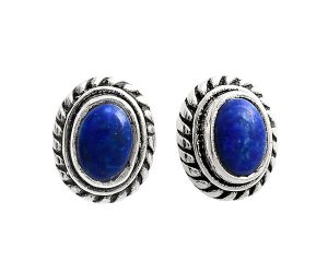 Stud - Lapis Lazuli Earrings EXE02234 E-1245, 6x4 mm