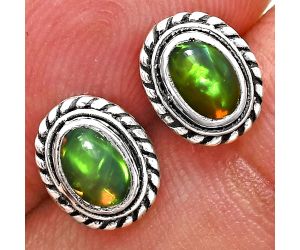 Stud - Ethiopian Opal Earrings EXE02362 E-1245, 6x4 mm