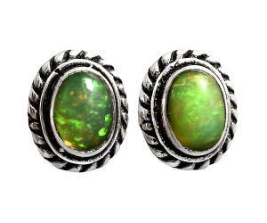 Stud - Ethiopian Opal Earrings EXE02363 E-1245, 6x4 mm