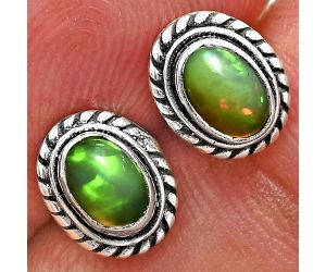 Stud - Ethiopian Opal Earrings EXE02366 E-1245, 6x4 mm