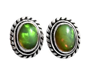 Stud - Ethiopian Opal Earrings EXE02366 E-1245, 6x4 mm