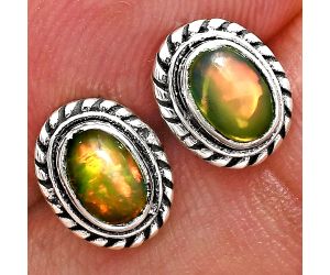 Stud - Ethiopian Opal Earrings EXE02368 E-1245, 6x4 mm