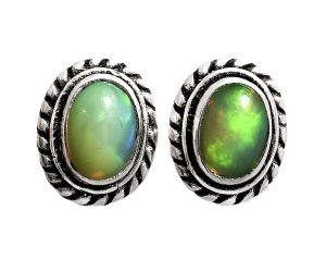 Stud - Ethiopian Opal Earrings EXE02369 E-1245, 6x4 mm