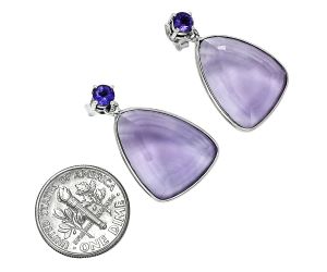 Amethyst Earrings EXE02517 E-1256, 15x20 mm