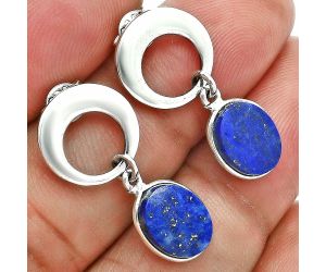 Lapis Lazuli Earrings EXE02649 E-1259, 8x10 mm