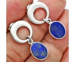 Lapis Lazuli Earrings EXE02656 E-1259, 8x10 mm