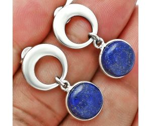 Lapis Lazuli Earrings EXE02657 E-1259, 10x10 mm