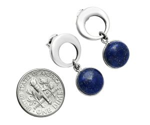 Lapis Lazuli Earrings EXE02657 E-1259, 10x10 mm