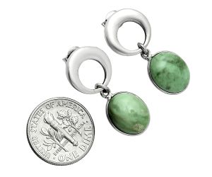 Utah Variscite Earrings EXE02658 E-1259, 10x12 mm